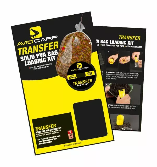 Avid Carp Transfer Bag Loading Kit Large - Pva bags 1 Avid Carp Transfer Bag Loading Kit Large - Pva bags