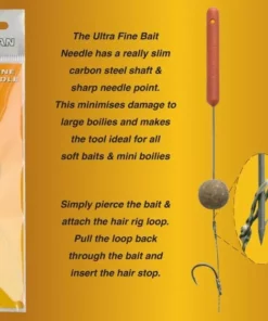 Drennan Ultra Fine Bait Needle - Needles -Carp Sales Store 1306446846 fine