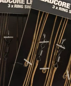 Korda Kable Leadcore Leaders Ring Swivel - Ready made leaders