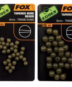 Fox Edges Tapered Bore Beads -