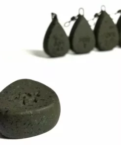 Fox Camotex Flat Pear Swivel Carp Lead - Swivel leads