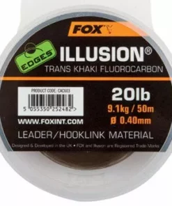 Fox Edges Illusion Leader 50m - Fluorocarbon