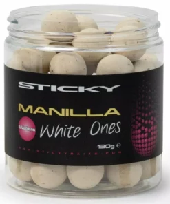 Sticky Baits Manilla White Ones Wafters -