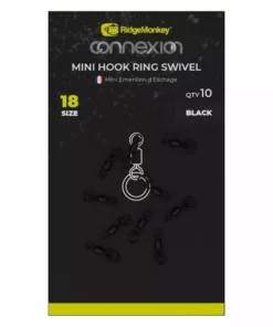 Ridge Monkey Connexion Mini Hook Ring Swivels - Swivels & crimps