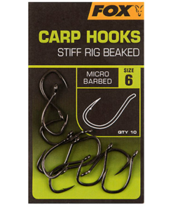 Fox Carp Hooks Stiff Rig Beaked -