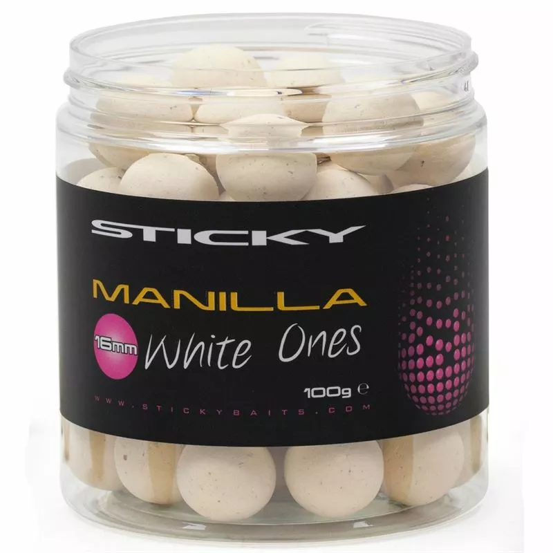 Sticky Baits Manilla White Ones Pop Ups - 1 Sticky Baits Manilla White Ones Pop Ups -