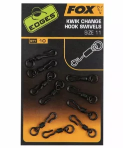 Fox Edges Kwik Change Mini Hook Swivels - Swivels & crimps