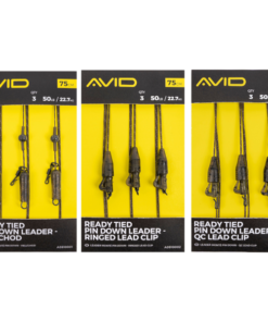 Avid Carp Ready Tied Pin Down Leaders - Ready made leaders
