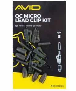Avid Carp QC Micro Lead Clip Kit - Lead clips & sleeves