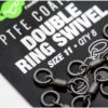 Korda PTFE Double Ring Swivel - Swivels & crimps