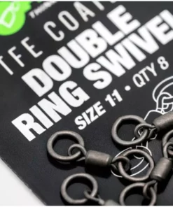Korda PTFE Double Ring Swivel - Swivels & crimps
