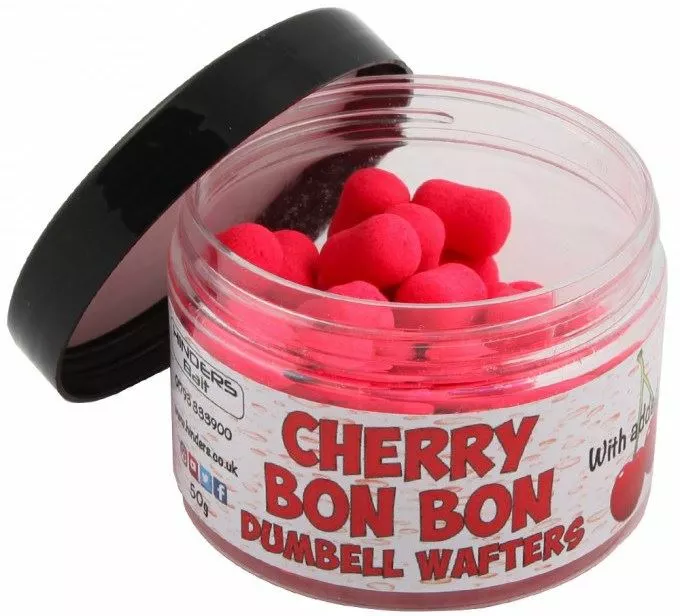 Hinders Bait Hinders Cherry Bon Bon Dumbell Wafters - 1 Hinders Bait Hinders Cherry Bon Bon Dumbell Wafters -