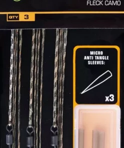 Fox Edges Submerge Camo Leaders Kwik Change - Ready made leaders