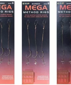 ESP Mega Method Rigs Barbless - Hair rigs & rigs