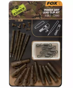 Fox Edges Camo Power Grip Lead Clip Kit - Lead clips & sleeves