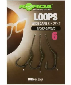 Korda Loop Ready Tied Wide Gape X Rigs - Hair rigs & rigs