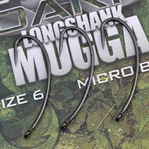 Gardner Covert Dark Longshank Mugga Hooks - 1 Gardner Covert Dark Longshank Mugga Hooks -