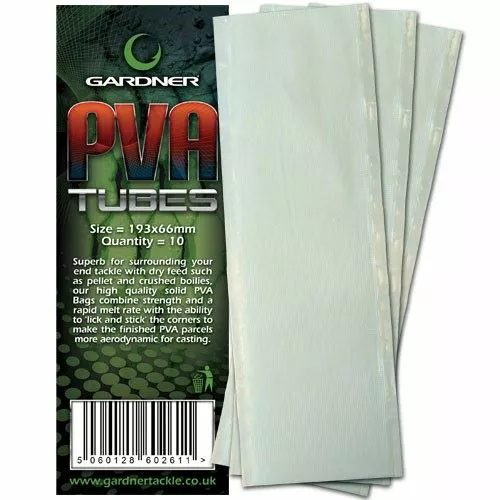 Gardner PVA Tubes - Pva bags 1 Gardner PVA Tubes - Pva bags