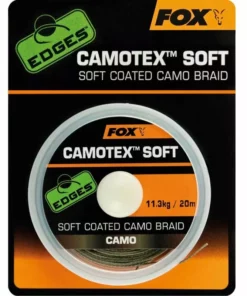 Fox Edges Camotex Soft Coated Camo Braid - Braided hooklengths