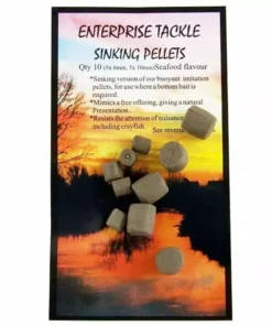 Enterprise Tackle Enterprise Sinking Pellet 6 & 10mm Sea Food Flavour - Artificial baits