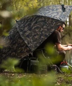 Fox 60 inch Camo Brolly - Brolly systems & brollies