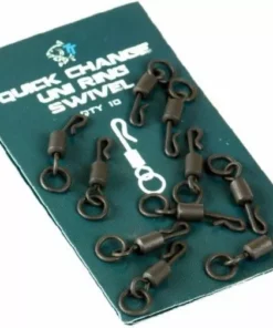 Nash Quick Change Uni Ring Swivels - Swivels & crimps
