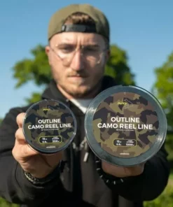 Avid Carp Outline Camo Reel Line - Monofilament