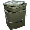 Trakker Olive Square Container 13lt plus Tray - Buckets