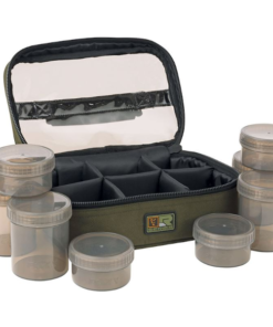 Fox R-Series Hookbait Bag + 8 Pots - Bait storage