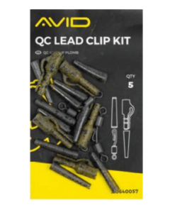 Avid Carp QC Lead Clip Kit - Lead clips & sleeves