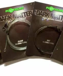 Korda Dark Matter Leader Ring Swivel - Ready made leaders