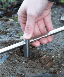 Korda Singlez Stainless T-Bar - Ground spikes