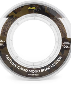 Avid Carp Outline Camo Mono Snag Leader - Snag & shock leaders