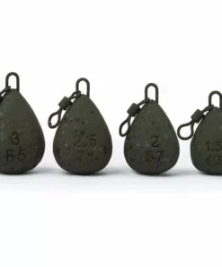 Fox Camotex Pear Swivel Leads -