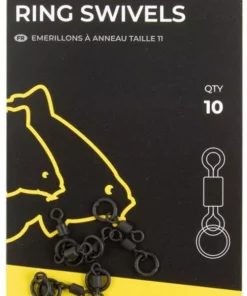 Avid Carp Ring Swivels - Swivels & crimps