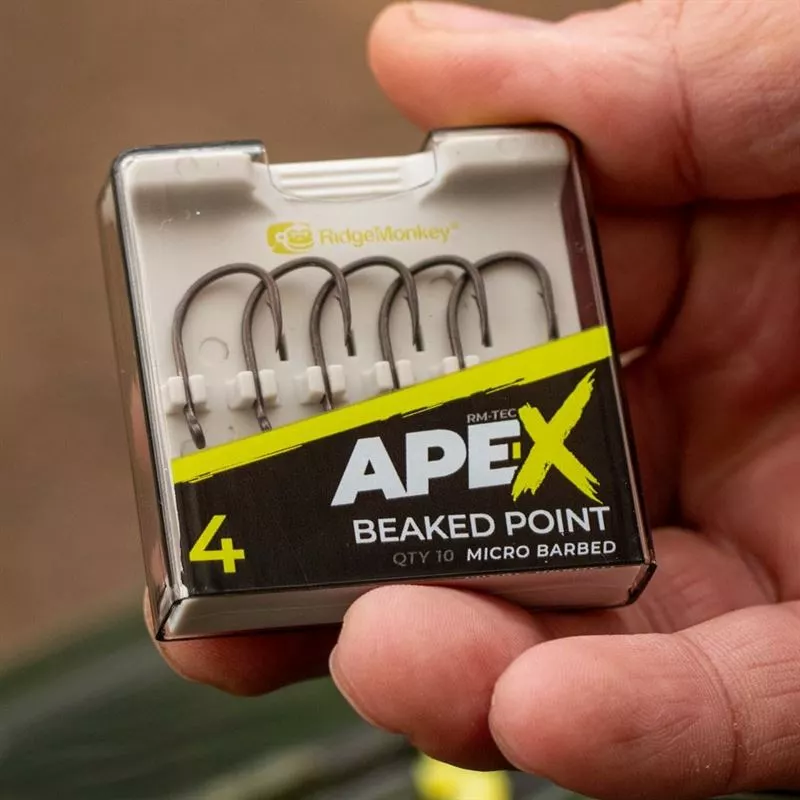 Ridge Monkey Ape-X Beaked Point Hooks - 1 Ridge Monkey Ape-X Beaked Point Hooks -