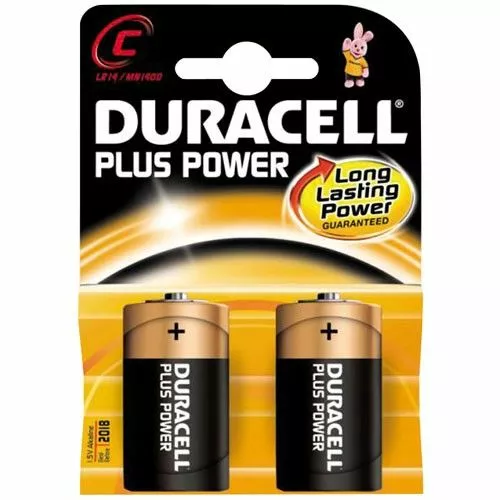Duracell Plus C Batteries - 1 Duracell Plus C Batteries -