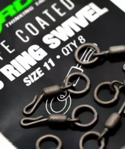 Korda PTFE QC Ring Swivels - Swivels & crimps