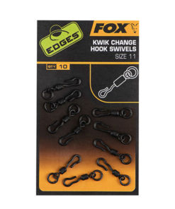 Fox Edges Quick Change Hook Ring Swivels - Swivels & crimps