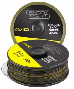 Avid Carp Shock Tight Braided Snag/Shock Leader - Snag & shock leaders