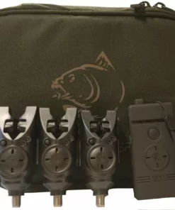 Nash Siren S5R BLUE Bite Alarm Deal 3+1 & Case - Bite alarm sets