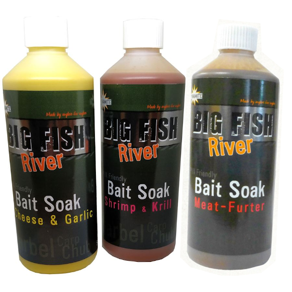 Dynamite Baits Big Fish River Bait Soak - Glugs & boilie dips 1 Dynamite Baits Big Fish River Bait Soak - Glugs & boilie dips